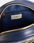 Bolso Redondo Chloe Lirón Bordado