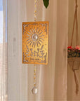 The Sun - Atrapasoles de tarot de madera