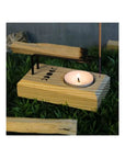 Soporte palo santo lunas