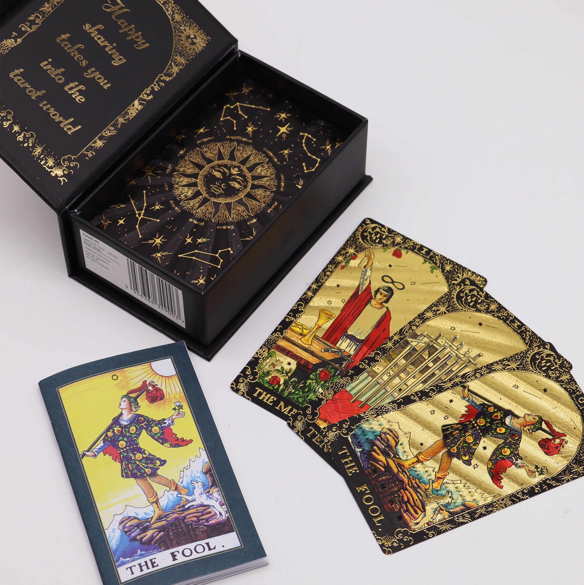 Tarot con Lámina de Oro