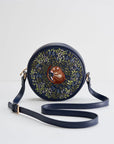 Bolso Redondo Chloe Lirón Bordado