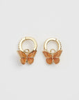 Pendientes Mariposa Naranja