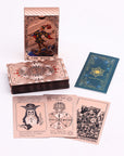 Tarot en lámina de oro rosa