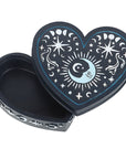 Caja Joyero en Forma de Corazón – Diseño Celestial con Luna