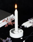 Soportes de madera para velas