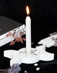 Soportes de madera para velas