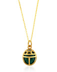 Collar de Mineral con Escarabajo