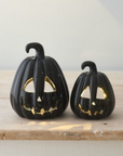 Soporte para velas con forma de calabaza