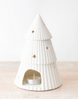 Quemador de aceite árbol blanco con estrellas · PREVENTA