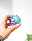 Esfera de Fluorita Calidad Extra – Protección, Intuición y Claridad Mental