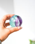 Esfera de Fluorita Calidad Extra – Protección, Intuición y Claridad Mental