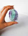 Palmstone de Fluorita Calidad Extra – Protección, Claridad y Equilibrio