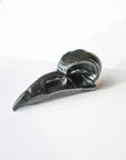 Calavera de Cuervo en Obsidiana – Protección, Magia y Sabiduría Ancestral