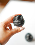 Figura de Jack Skellington en Obsidiana – Protección, Transformación y Magia
