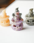 Calabaza con Sombrero de Bruja – Mineral Aleatorio – Magia, Protección y Abundancia