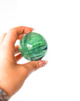 Esfera de Fluorita Calidad Extra – Protección, Intuición y Claridad Mental