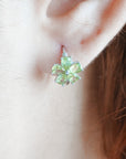 Pendientes de Aro en Plata con Peridoto, Amatista o Granate – Energía, Protección y Elegancia