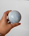Esfera de Calcita Azul – Calma, Comunicación y Armonía