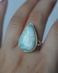 Anillo de Plata con Larimar – Calma, Sanación y Energía del Mar
