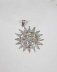 Abalorio sol en plata