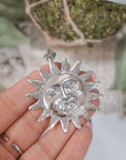 Abalorio sol en plata