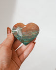 Corazón de Jaspe Unicornio – Alegría, Equilibrio y Creatividad