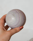 Esfera de Fluorita Seda – Calma, Claridad y Armonía Interior