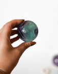 Esfera de Fluorita Calidad Extra – Protección, Intuición y Claridad Mental