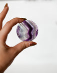 Palmstone de Fluorita Calidad Extra – Protección, Claridad y Equilibrio