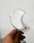 Lunas de Piedra Luna con Stand – Intuición, Energía Femenina y Protección