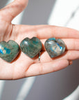 Corazones de Labradorita – Magia, Intuición y Protección
