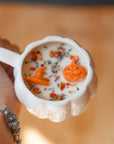 Vela Calabaza Blanca