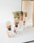 Botellas Rituales con Minerales Roll on – Energía, Intención y Magia en Frasco