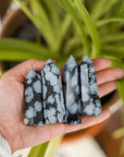 Obsidiana moteada - punta