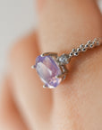 Anillo de Amatista Lavanda – Suavidad, Equilibrio y Conexión