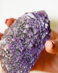 Cluster de Fluorita Morada