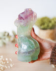 Busto de Fluorita Natural