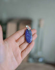 Abalorio charoita y plata