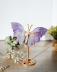 Mariposa de Fluorita Morada