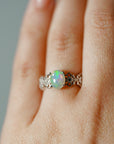 Anillo de Ópalo y Plata – Ajustable