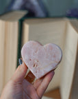 Corazón de amatista rosa