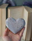 Corazón de amatista rosa