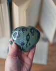 Jaspe orbicular verde - corazón