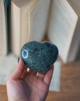 Jaspe orbicular verde - corazón