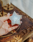 Piedra luna - estrella en stand