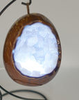 Huevo mineral con Luz Interior