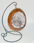 Huevo mineral con Luz Interior