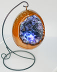 Huevo mineral con Luz Interior