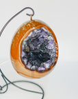 Huevo mineral con Luz Interior