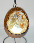Huevo mineral con Luz Interior